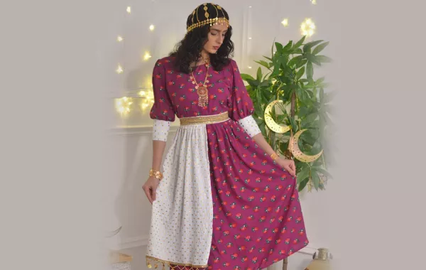 فستان ميدي رمضاني من جولينا